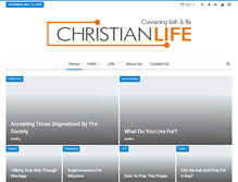 Tablet Screenshot of christianlife.in