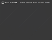 Tablet Screenshot of christianlife.org